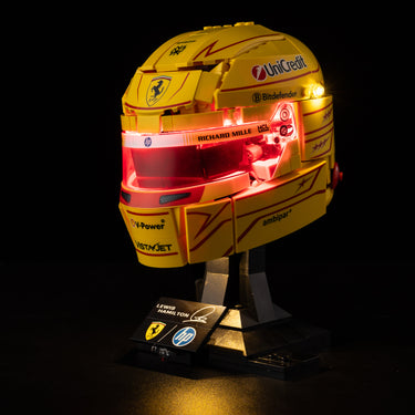 Premium Light Kit Compatible with LEGO® Editions Scuderia Ferrari HP Lewis Hamilton Helmet 43022