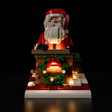 Premium Light Kit Compatible with LEGO Santa's Holiday Countdown 40874