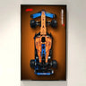 [SpectraFlow Series] Wall display frame for Lego Technic™ Formula 1™ Car 42141 42206 42207 42171 - ICUANUTY