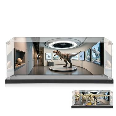 Display case for LEGO® Jurassic World™ Dinosaur Fossils: Tyrannosaurus rex 76968 - ICUANUTY