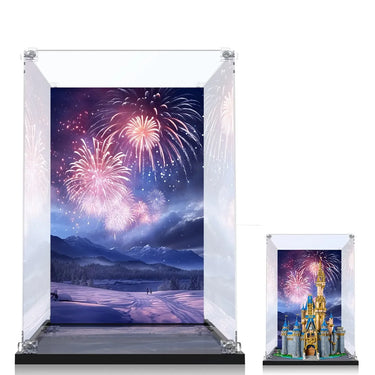 Display case for LEGO® Disney Mickey and Friends Disney Castle 43222 - ICUANUTY