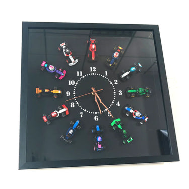 Display Frame for LEGO F1 Minifigures Wooden Clock 71049 - ICUANUTY