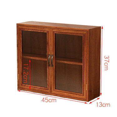 Display case wooden storage cabinet series - ICUANUTY