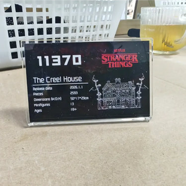 Display Case for LEGO® Stranger Things The Creel House 11370 - ICUANUTY