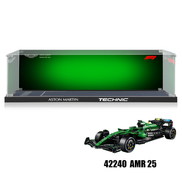 Displaycase voor LEGO Technic™ Aston Martin Aramco AMR25 F1® Auto 42240
