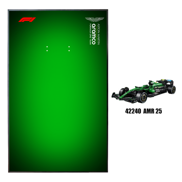 Wall Display Frame for LEGO Technic™ Aston Martin Aramco AMR25 F1® Car 42240