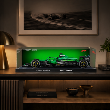 Displaycase voor LEGO Technic™ Aston Martin Aramco AMR25 F1® Auto 42240
