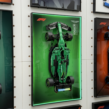 Wall Display Frame for LEGO Technic™ Aston Martin Aramco AMR25 F1® Car 42240