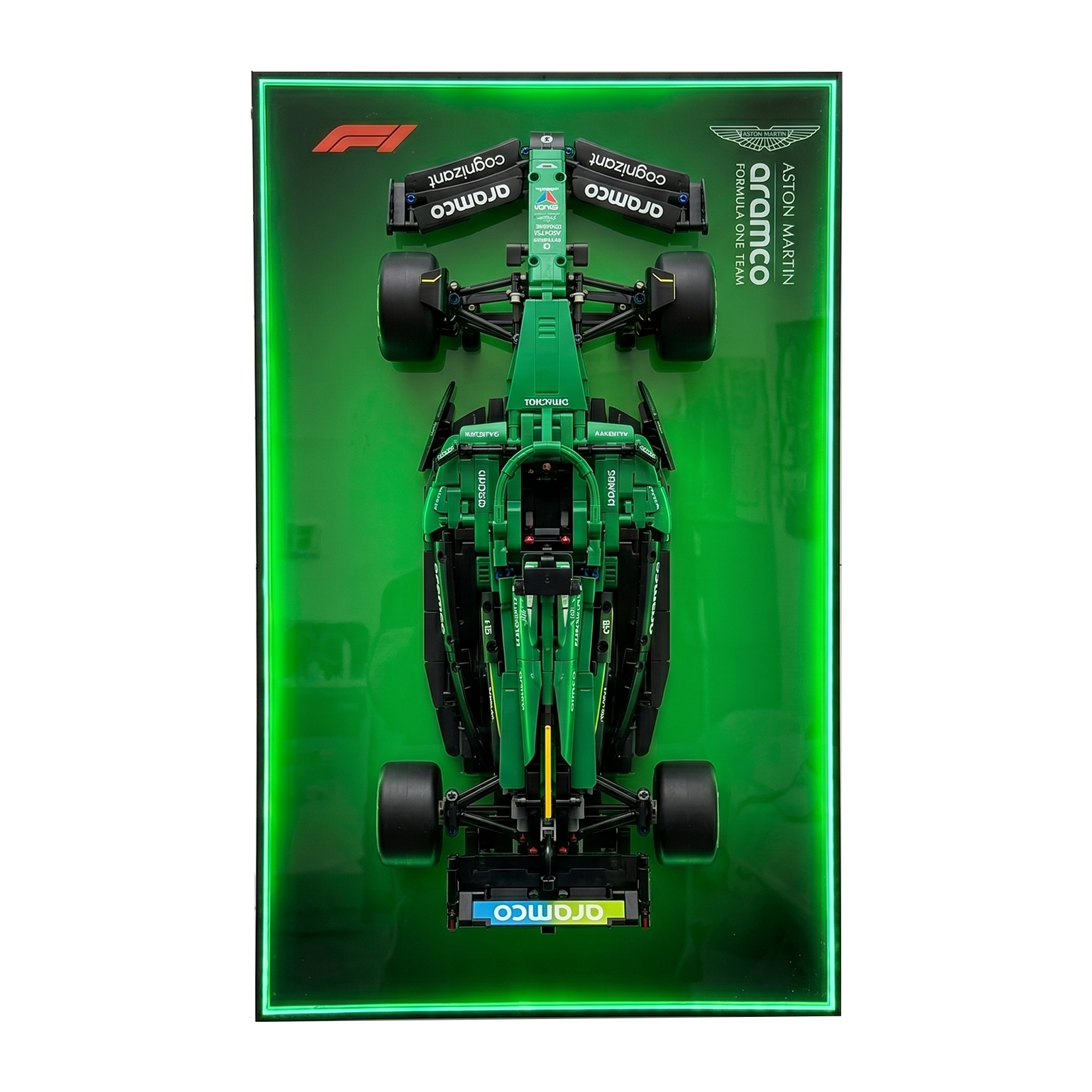 Wall Display Frame for LEGO Technic™ Aston Martin Aramco AMR25 F1® Car 42240