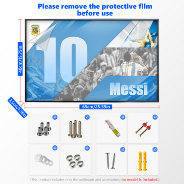 Wall Display Frame for LEGO® Editions Lionel Messi – Celebration 43018