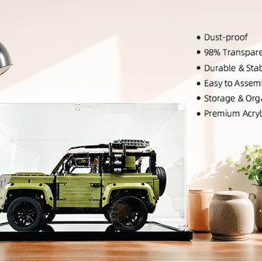 ICUANUTY-Display Case for Lego Technic Land Rover Defender 42110 Building kit - ICUANUTY