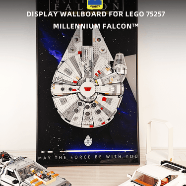 Display Wall Frame for Lego 75257 Star Wars Millennium Falcon - ICUANUTY