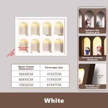 Display case For mounted storage decoration - ICUANUTY