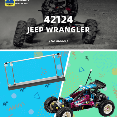 Display Case for LEGO Technic Off-Road Buggy 42124 - ICUANUTY