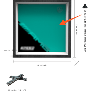 Display Car Frame for Lego Speed Champions Mercedes-AMG 77244 - ICUANUTY
