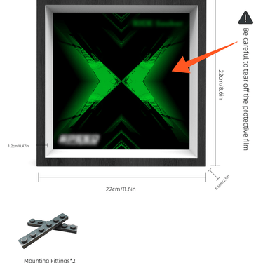 Car Wall Frame for Speed Champion KICK Sauber F1 Team C44 77247 - ICUANUTY