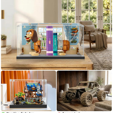 Displaykasse til LEGO® Disney™ Toy Story Slinky Dog-bogstøtter 43301