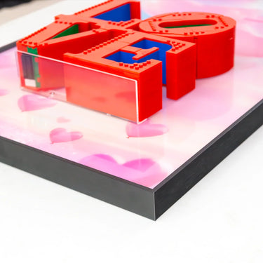 Wall frame for LEGO Air LOVE 31214 - ICUANUTY