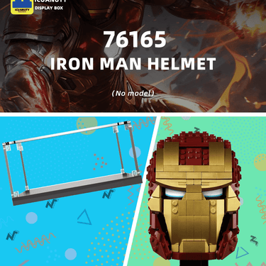 Display Case For LEGO Marvel Iron Man Bust 76165 - ICUANUTY