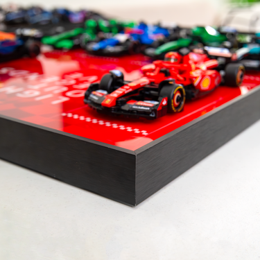 Display wall frame for LEGO Speed Champion series Full Collection