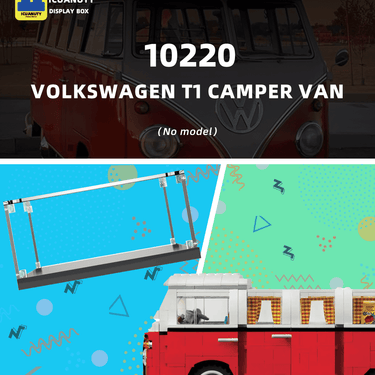 Display Case for Lego Volkswagen T1 Camper Van 10220 - ICUANUTY