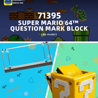 Display Case for LEGO Super Mario 64 Question Mark 71395 - ICUANUTY