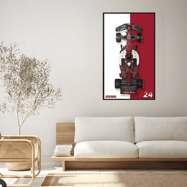 Display Wall Mount for Alfa Romeo F1 Team ORLEN C42 C64005 - ICUANUTY