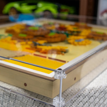 Premium Wall-Mounted Acrylic Display Case for LEGO® Art Vincent van Gogh – Sunflowers 31215 - ICUANUTY
