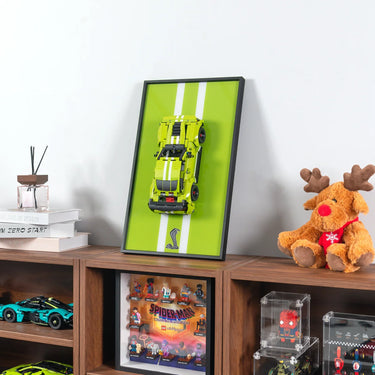 Wall-Mounted Display Frame Compatible with LEGO® Technic™ Ford Mustang Shelby® GT500® 42138