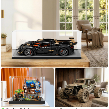Display Case for LEGO Technic™ Koenigsegg Sadair's Spear Megacar 42232