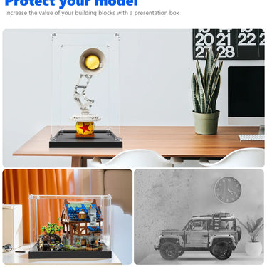 Display case for LEGO® Ideas Disney Pixar Luxo Jr. 21357 - ICUANUTY