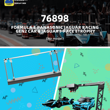 Display Case for LEGO Speed Champions 76898 - ICUANUTY