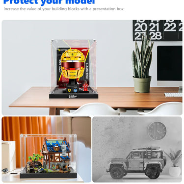 Display Case for LEGO® Ferrari HP Lewis Hamilton Helmet 43022