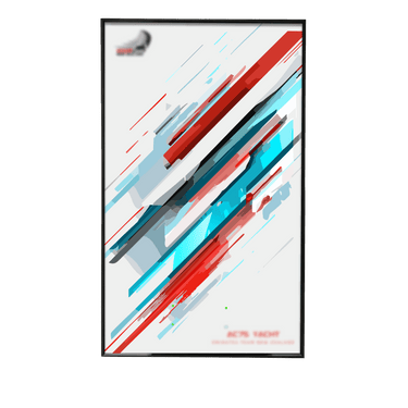 Wall Display Frame for LEGO Emirates Team New Zealand AC75 Racing Yacht 42174 - ICUANUTY