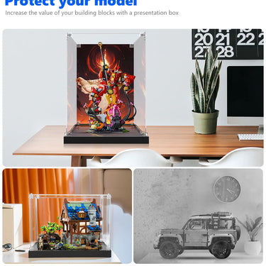 Display case for LEGO® NINJAGO® The Fire Knight Mech 71846 - ICUANUTY