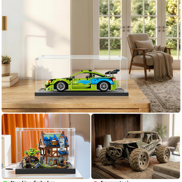 Display Case til LEGO® Technic™ Fast Furious Mitsubishi Eclipse (42229)