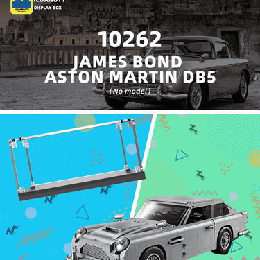 Display case for LEGO James Bond Aston Martin DB5 10262 - ICUANUTY
