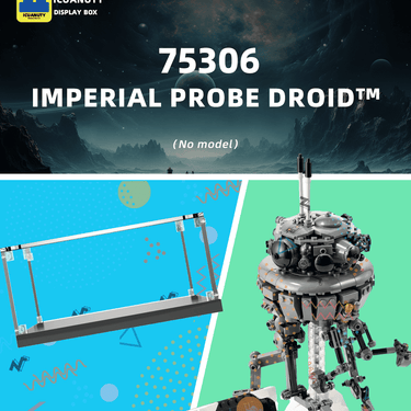 Display Case for LEGO Star Wars Imperial Probe Droid 75306 - ICUANUTY