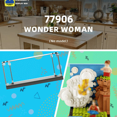 Display case for LEGO Wonder Woman 77906 - ICUANUTY