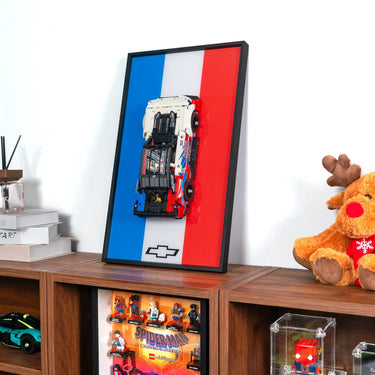 Cadre mural compatible avec LEGO® Technic™ NASCAR® Next Gen Chevrolet Camaro ZL1 42153