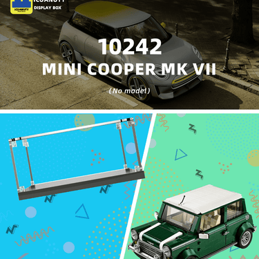 Display Case for LEGO MINI Cooper MK VII 10242 - ICUANUTY