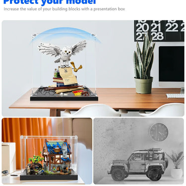 Display Case for LEGO® Harry Potter™Hogwarts™ Icons - Collectors' Edition 76391 - ICUANUTY