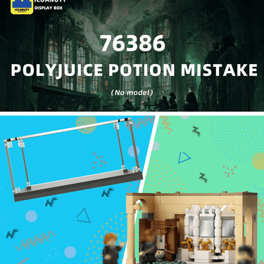 Display Case for Lego Hogwarts: Polyjuice Potion Mistake 76386 - ICUANUTY