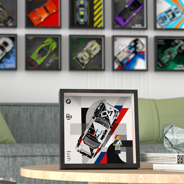 Wall Display Frame for LEGO Speed Champions BMW M3 (E30) 77263