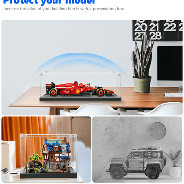 Display Case for LEGO Ferrari SF-24 (1 :32 suitable) 77242 - ICUANUTY