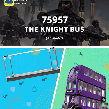 Display case for LEGO Harry Potter The Knight Bus 75957 - ICUANUTY