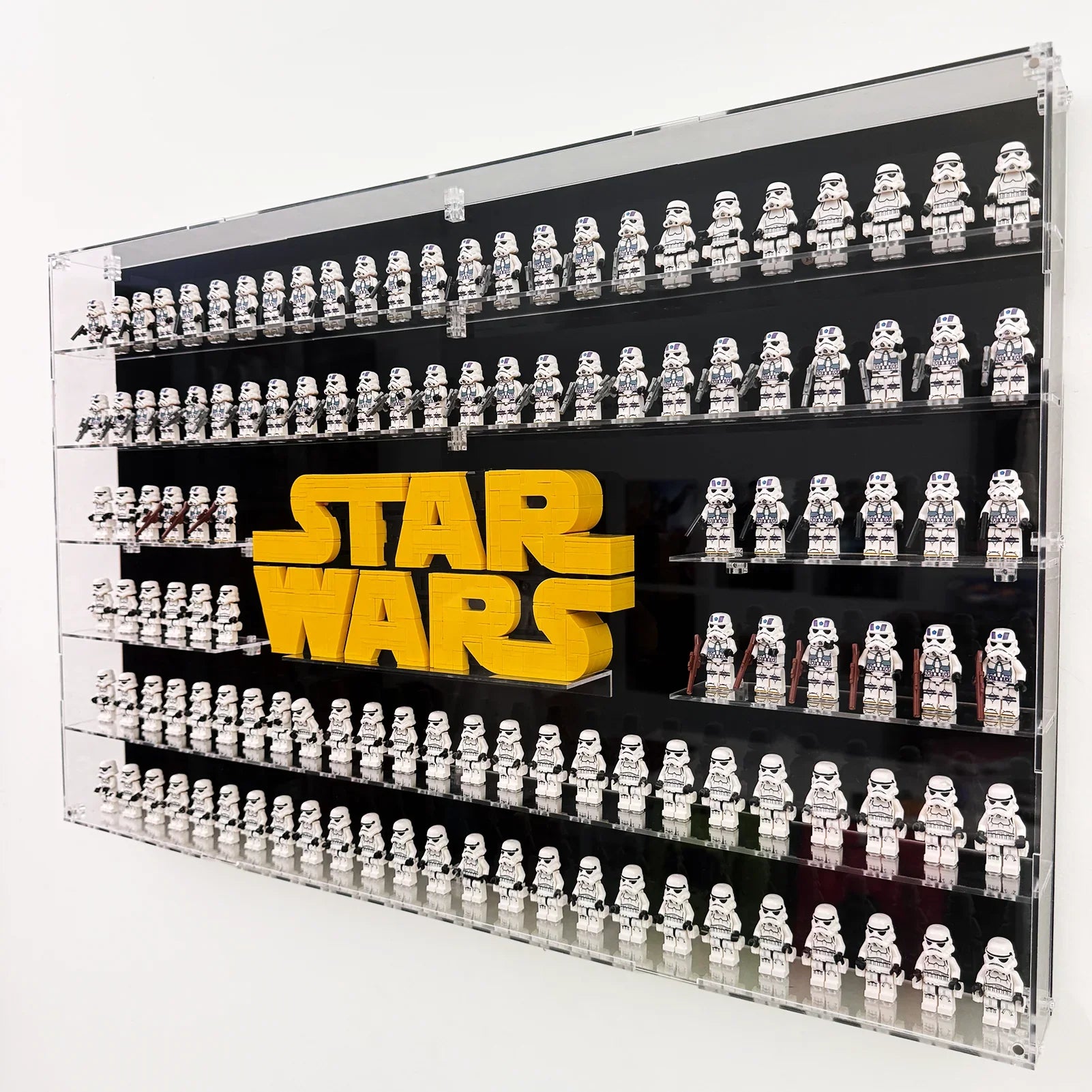 Display Case for LEGO® Minifigures Fits 150 Figures 6-Tier Galactic Minifigure