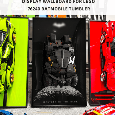 Wall Display Frame for Lego DC Batman Batmobile Tumbler 76240 Iconic Car - ICUANUTY