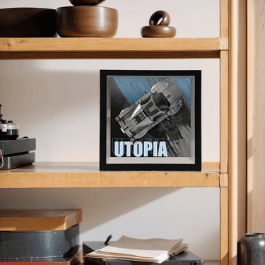 Display Frame for Lego Speed Champions Pagani Utopia Race Car 76915 - ICUANUTY