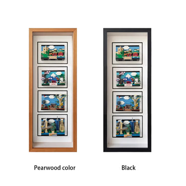 Wall Display Frame for LEGO™ Vertical City Postcards - ICUANUTY